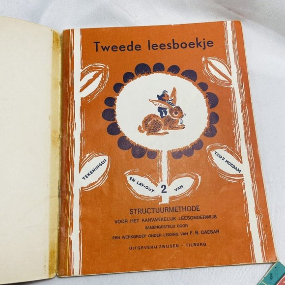 Dutch Language Children’s Safe Learning To Read Vintage Book 2 F.B. Ceaser - Picture 3 of 6
